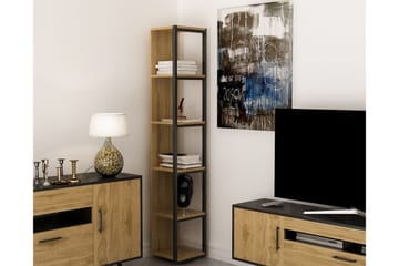 Hejde Bokhylle 34 cm - Brun/Svart - Oppbevaring - Hyller - Bokhylle