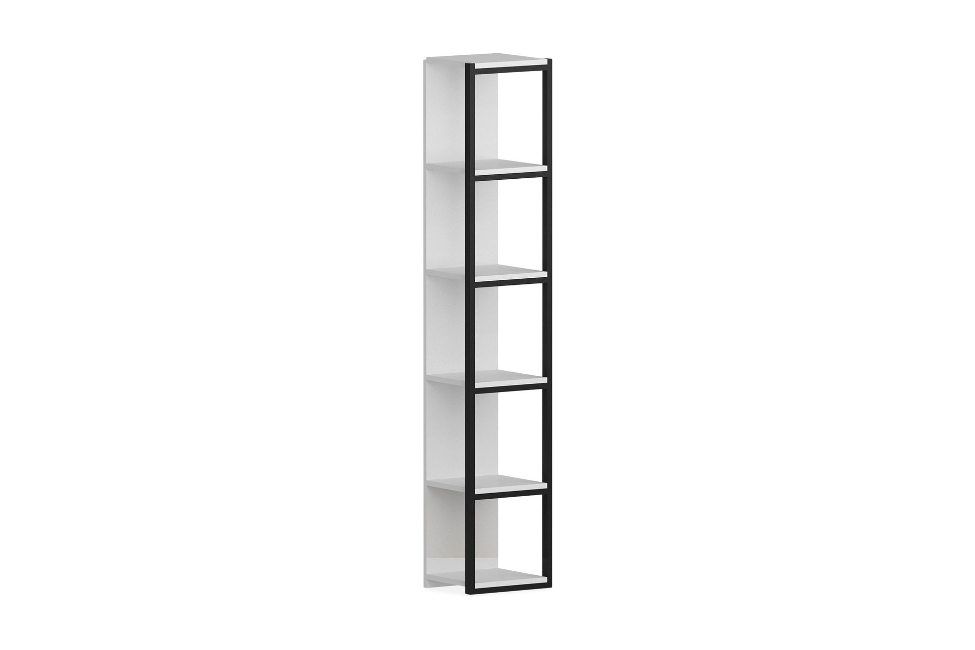 Hejde Bokhylle 34 cm - Svart/Hvit