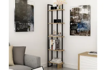 Hejde Bokhylle 45 cm - Brun/Svart - Oppbevaring - Hyller - Bokhylle