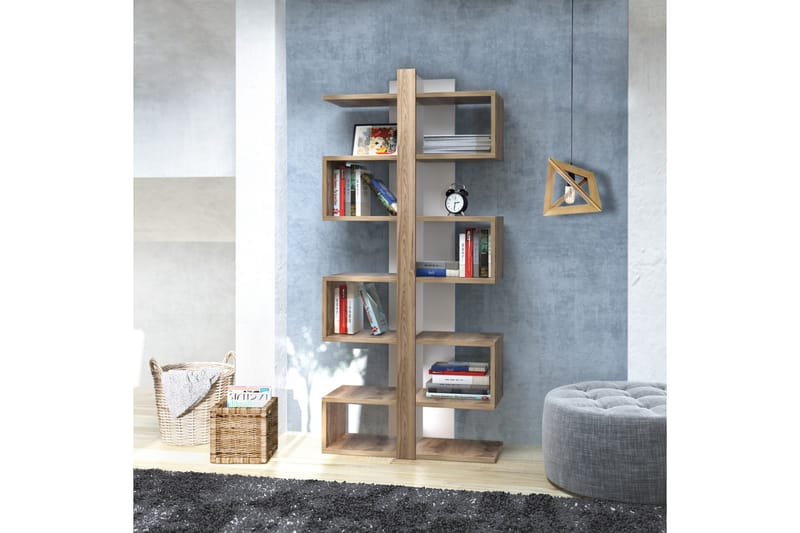 Hejde Bokhylle 78 cm - Brun - Oppbevaring - Hyller - Bokhylle