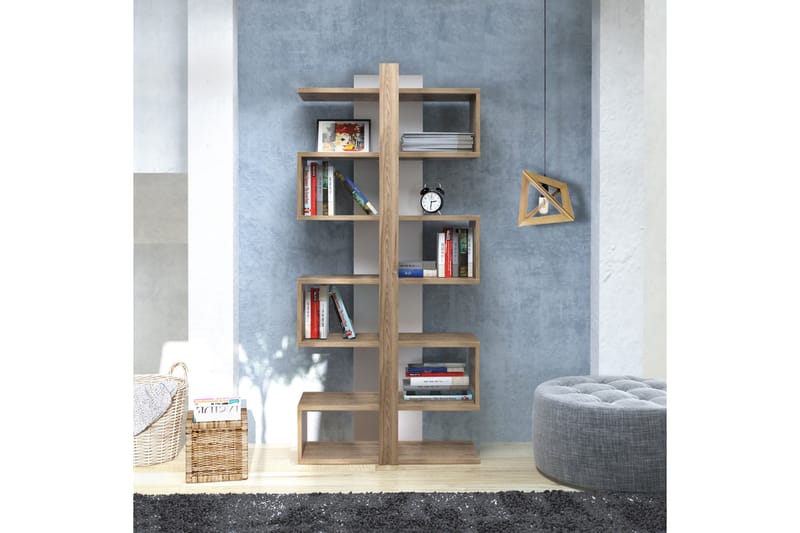 Hejde Bokhylle 78 cm - Brun - Oppbevaring - Hyller - Bokhylle