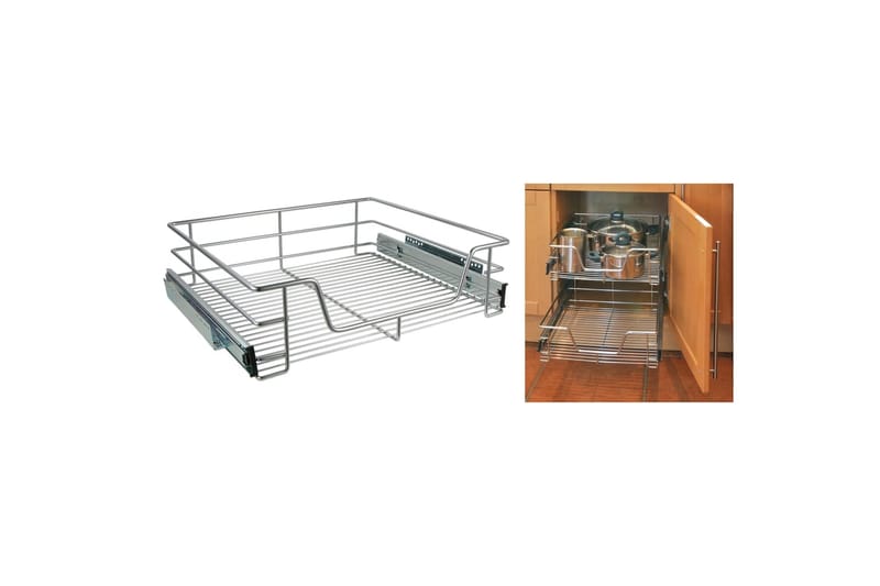 HI Uttrekkbar kurvskuff 60 cm - Oppbevaring - Hyller - Bokhylle