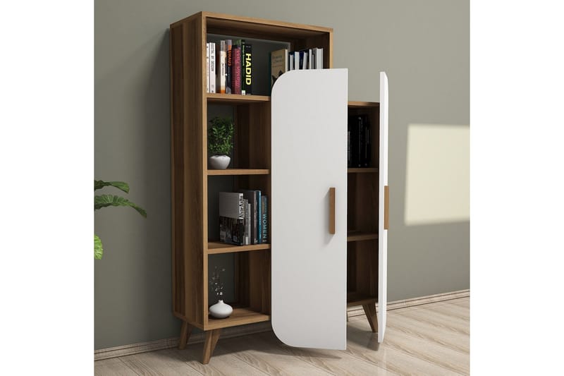 Hommaz Bokhylle med Dører - Oppbevaring - Hyller - Bokhylle