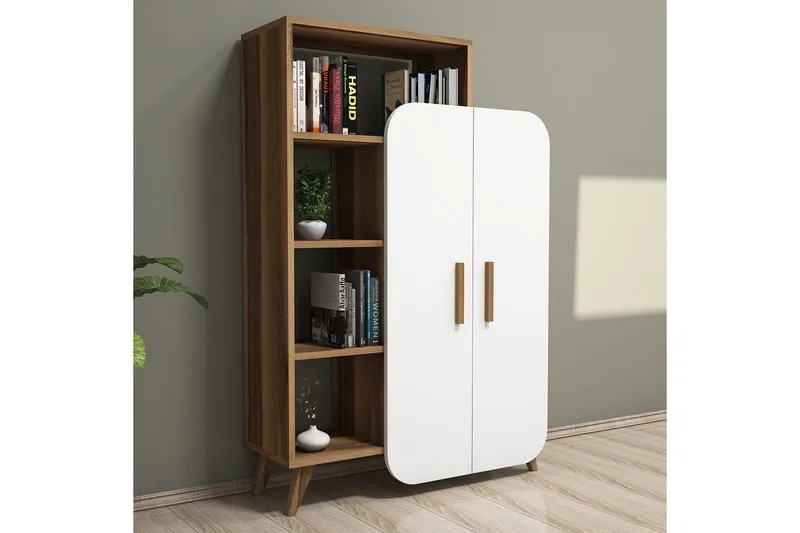 Hommaz Bokhylle med Dører, undefined