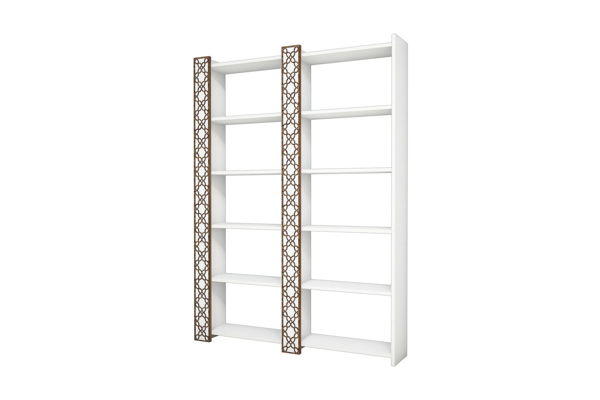 Hovdane Bokhylle 124 cm - Hvit