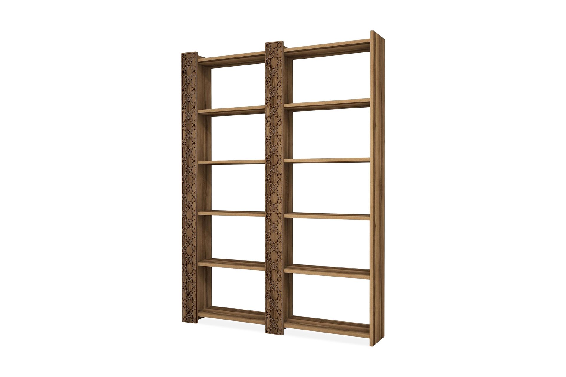 Hovdane Bokhylle 124 cm - Mørkebrun
