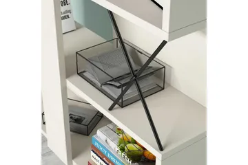 Hovdane Bokhylle 22 cm i Malt Tre - Benhvit - Oppbevaring - Hyller - Bokhylle
