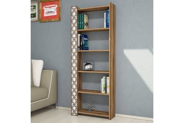 Hovdane Bokhylle 64 cm - Brun/Hvit - Oppbevaring - Hyller - Bokhylle