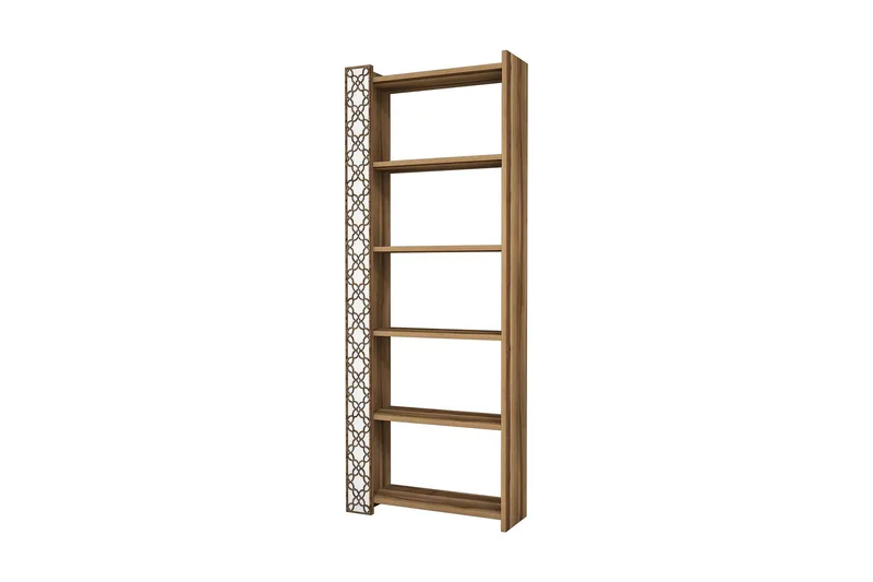 Hovdane Bokhylle 64 cm, Brun/Hvit