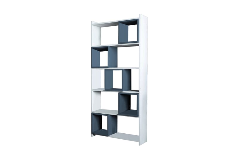 Hovdane Bokhylle 80 cm - Hvit/Blå - Oppbevaring - Hyller - Bokhylle