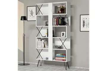 Hovdane Bokhylle 90 cm - Hvit - Oppbevaring - Hyller - Bokhylle