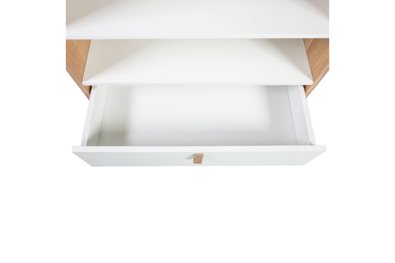 Hylle HELENA 80x40xH140cm MDF naturlig / hvit - Oppbevaring - Hyller - Bokhylle