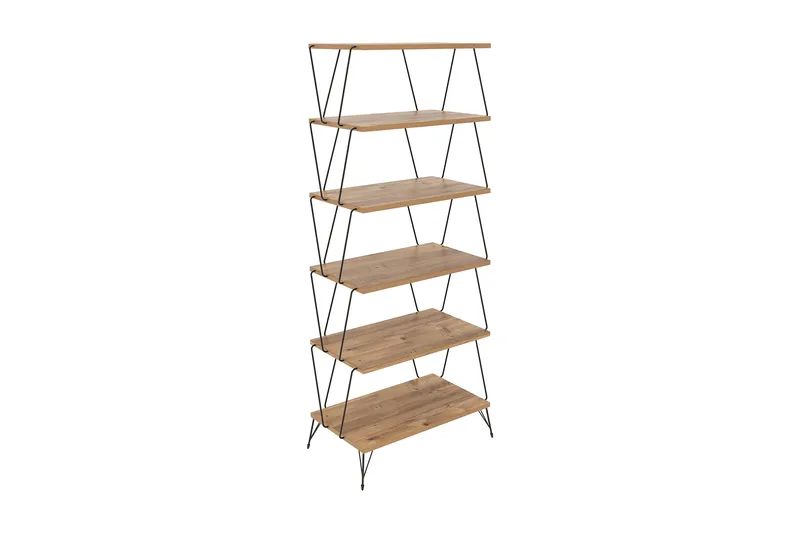 Igazz Bokhylle 48 cm 5 Hyller i Eik, Lysebrun