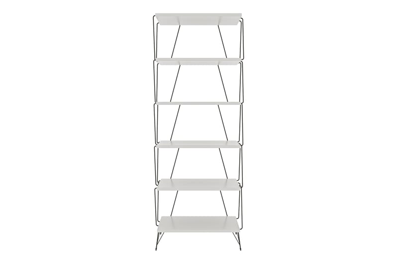 Igazz Bokhylle 48x31 cm 5 Hyller - Hvit - Oppbevaring - Hyller - Bokhylle