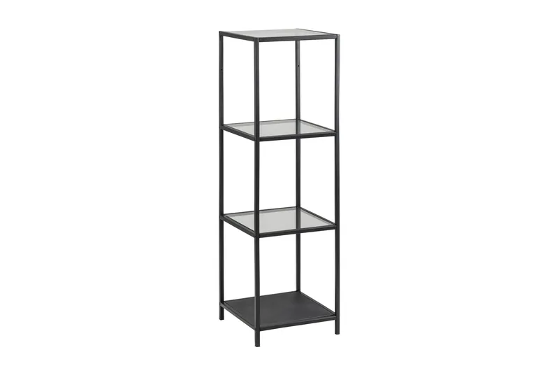 Ikaria Bokhylle 4 plan, Svart