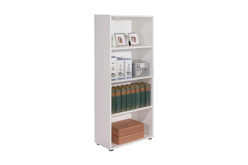 Imhilde Bokhylle 60x145 cm - Hvit - Oppbevaring - Hyller - Bokhylle