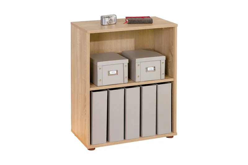 Imhilde Bokhylle 60x75 cm - Lys Eik - Oppbevaring - Hyller - Bokhylle