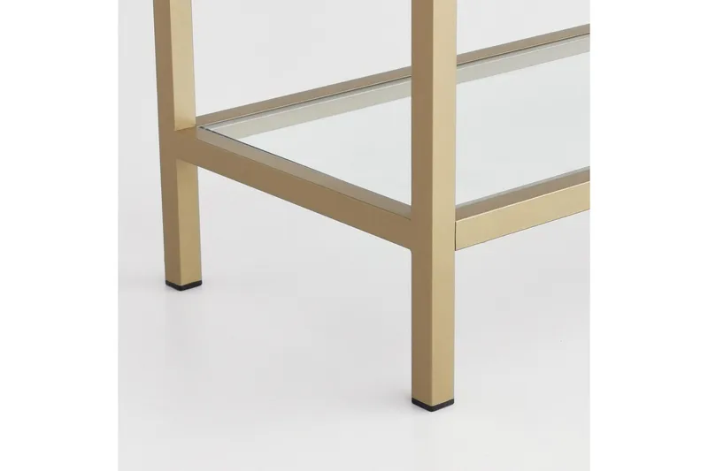 Jorrel Bokhylle 165x80 cm - Gull - Oppbevaring - Hyller - Bokhylle