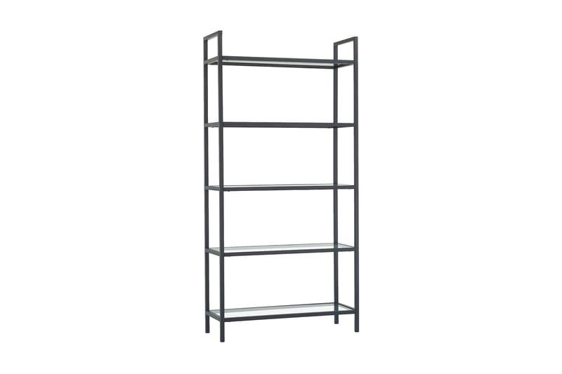 Jorrel Bokhylle 165x80 cm, Svart