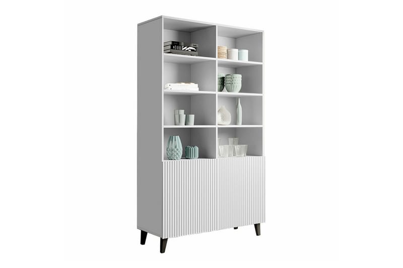 Juniskär Bokhylle 101x40 cm - Hvid - Oppbevaring - Hyller - Bokhylle