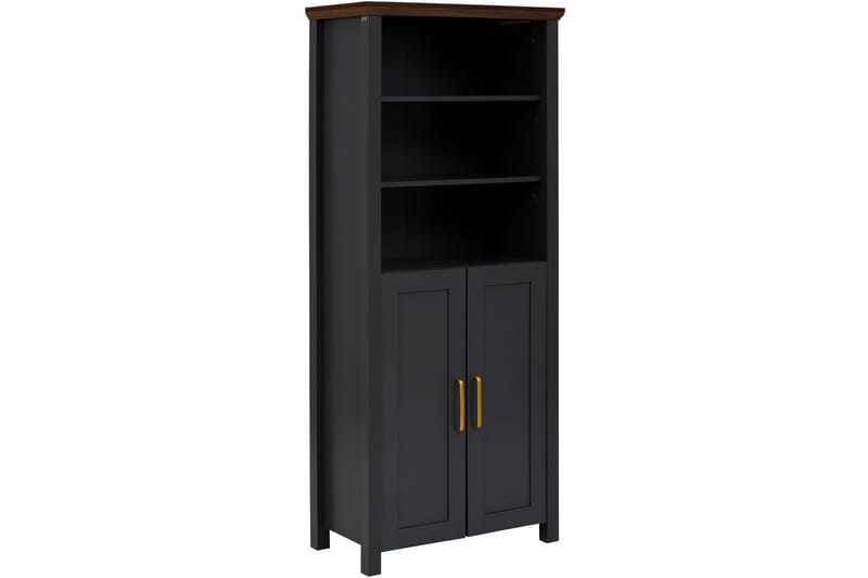 Juntolah Bokhylle 75x39 cm - Svart - Oppbevaring - Hyller - Bokhylle