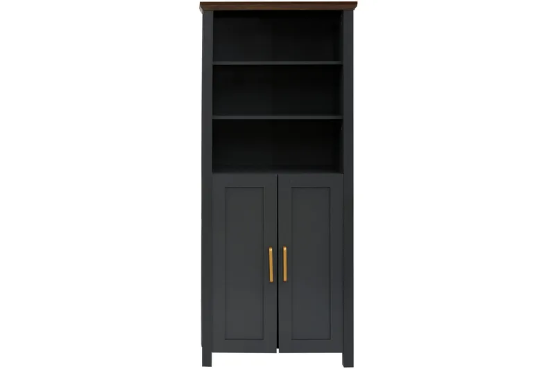 Juntolah Bokhylle 75x39 cm - Svart - Oppbevaring - Hyller - Bokhylle