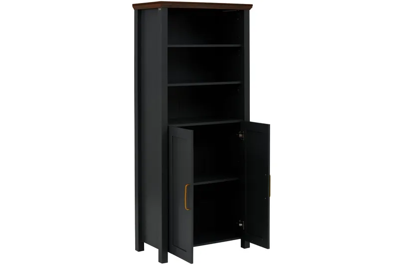 Juntolah Bokhylle 75x39 cm - Svart - Oppbevaring - Hyller - Bokhylle