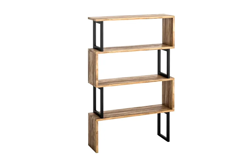Kalune Bokhylle 128 cm i Valnøtt, Brun