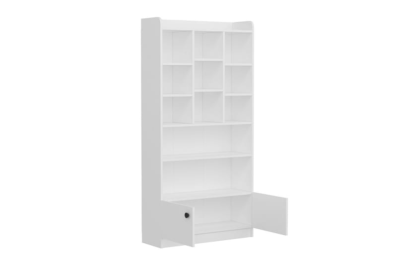 Kashiwa Bokhylle 90x30 cm Hvit - Hanah Home - Oppbevaring - Hyller - Bokhylle