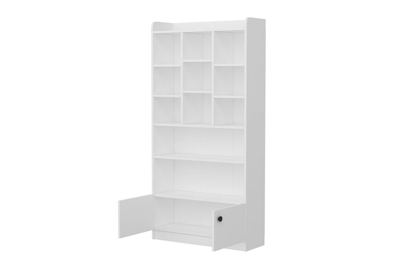 Kashiwa Bokhylle 90x30 cm Hvit - Hanah Home - Oppbevaring - Hyller - Bokhylle