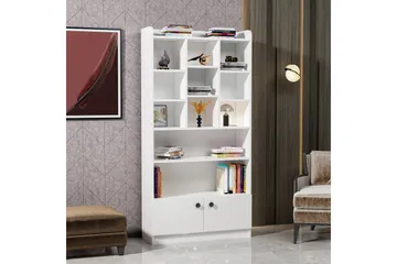 Kashiwa Bokhylle 90x30 cm Hvit - Hanah Home - Oppbevaring - Hyller - Bokhylle