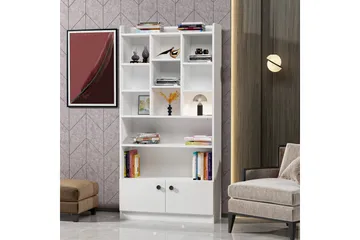 Kashiwa Bokhylle 90x30 cm Hvit - Hanah Home - Oppbevaring - Hyller - Bokhylle
