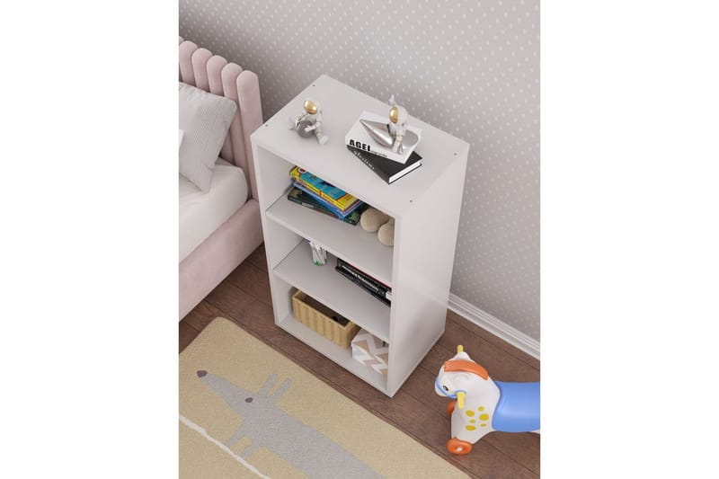 Bokhylle Katsuyuki Hvit - Hvit - Oppbevaring - Hyller - Bokhylle