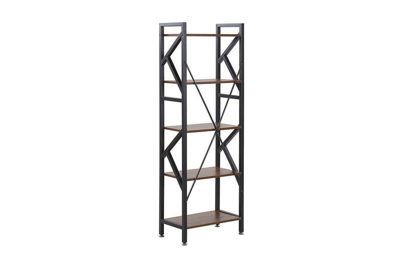 Kaupanger Hylle 47x30 cm - Mørkt tre - Oppbevaring - Hyller - Bokhylle