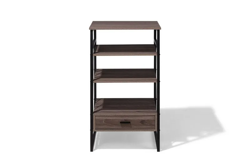 Keene Bokhylle 56 cm i Mørkt Tre - Brun - Oppbevaring - Hyller - Bokhylle