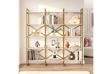 Keshri Bokhylle 170x30 cm Gull - Hanah Home - Oppbevaring - Hyller - Bokhylle