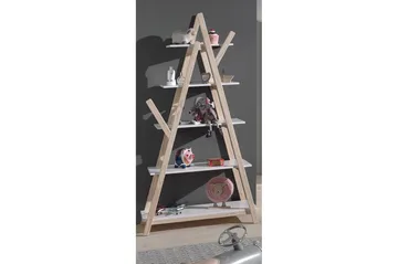 Kiddy Bokhylle 34 cm i Eik - Hvit - Oppbevaring - Hyller - Bokhylle