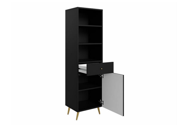 Kintore Bokhylle 50x42 cm - Svart - Oppbevaring - Hyller - Bokhylle