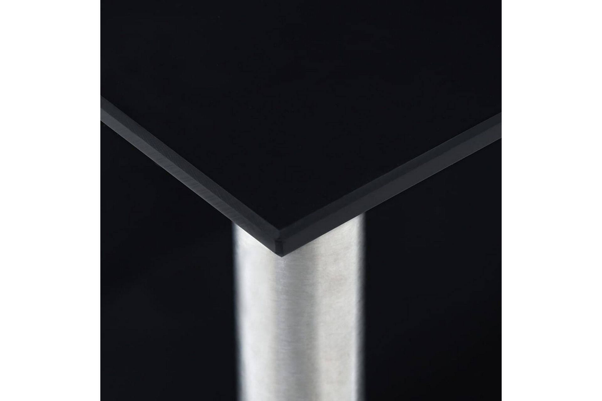Kjøkkenhylle svart 45x16x26 cm herdet glass - Oppbevaring - Hyller - Bokhylle