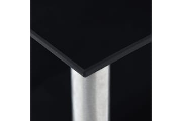 Kjøkkenhylle svart 45x16x26 cm herdet glass - Oppbevaring - Hyller - Bokhylle