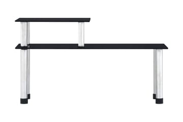 Kjøkkenhylle svart 45x16x26 cm herdet glass - Oppbevaring - Hyller - Bokhylle