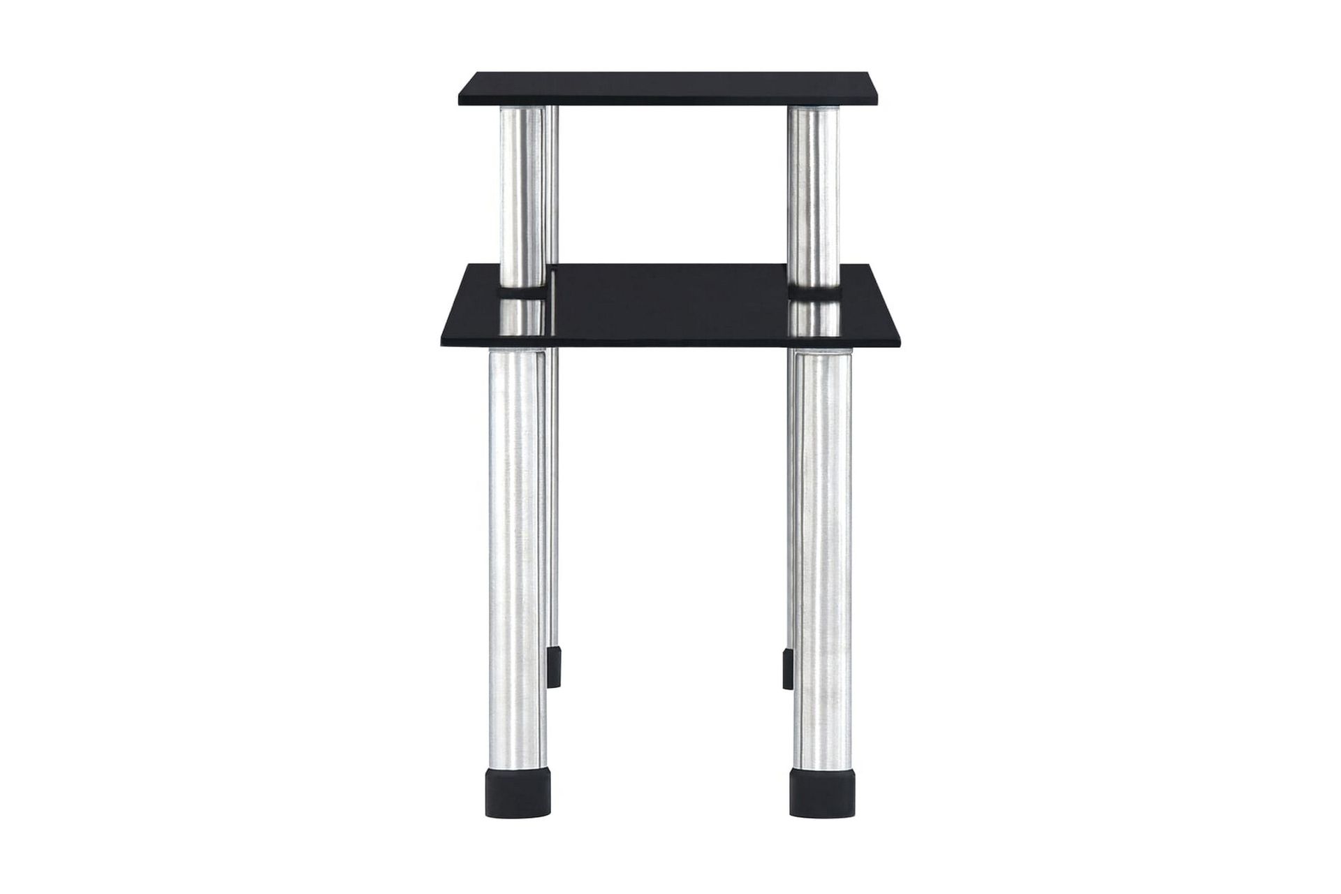 Kjøkkenhylle svart 45x16x26 cm herdet glass - Oppbevaring - Hyller - Bokhylle