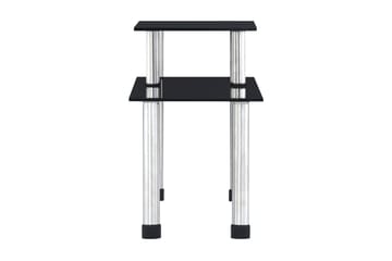Kjøkkenhylle svart 45x16x26 cm herdet glass - Oppbevaring - Hyller - Bokhylle