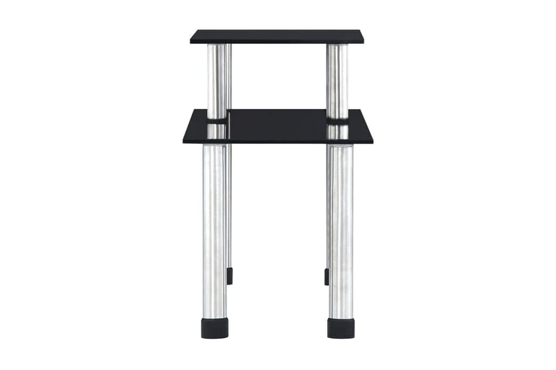 Kjøkkenhylle svart 45x16x26 cm herdet glass - Oppbevaring - Hyller - Bokhylle