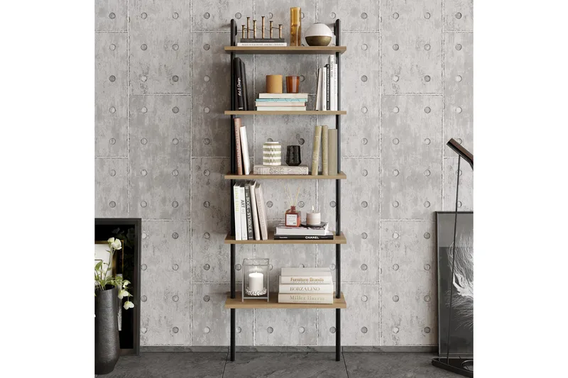 Konsterud Bokhylle - Brun - Hus & oppussing - Kjøkken & bad - Kjøkken & vaskerom - Kjøkkeninnredning - Kjøkkenhylle