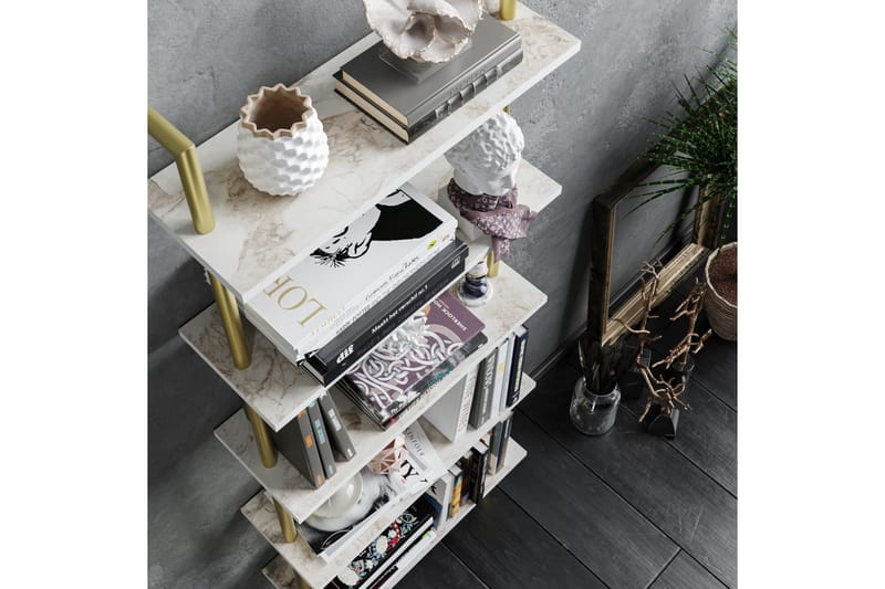 Konsterud Bokhylle - Guld - Hus & oppussing - Kjøkken & bad - Kjøkken & vaskerom - Kjøkkeninnredning - Kjøkkenhylle