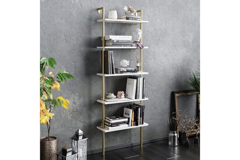 Konsterud Bokhylle - Guld - Hus & oppussing - Kjøkken & bad - Kjøkken & vaskerom - Kjøkkeninnredning - Kjøkkenhylle