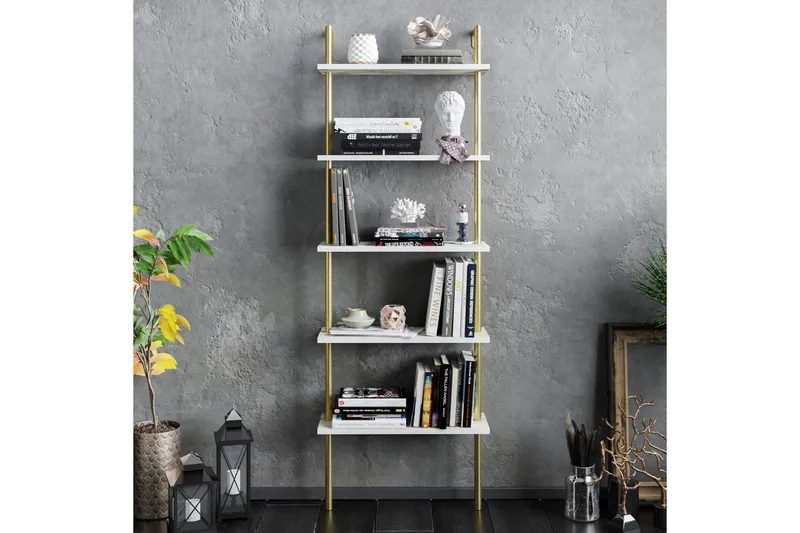 Konsterud Bokhylle - Guld - Hus & oppussing - Kjøkken & bad - Kjøkken & vaskerom - Kjøkkeninnredning - Kjøkkenhylle