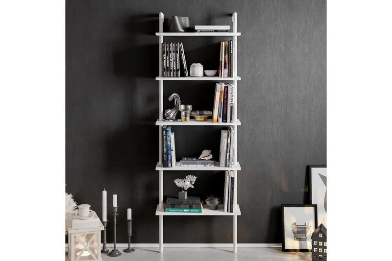 Konsterud Bokhylle - Hvit - Hus & oppussing - Kjøkken & bad - Kjøkken & vaskerom - Kjøkkeninnredning - Kjøkkenhylle