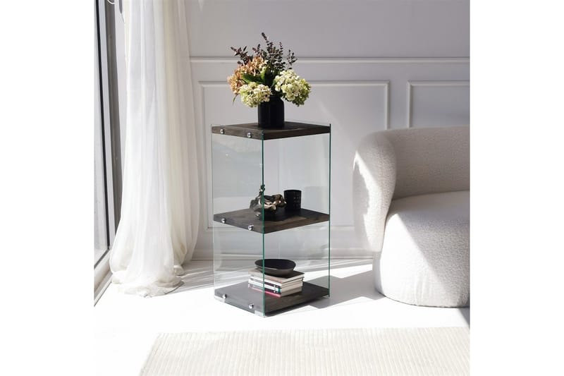 Lepinas Bokhylle 40 cm, Antrasitt